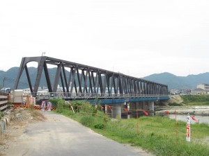 北側から見た第3加古川橋梁