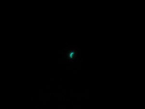 2009年7月22日西脇市小坂で撮った部分日食