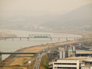 加古川橋梁を渡る上り103系